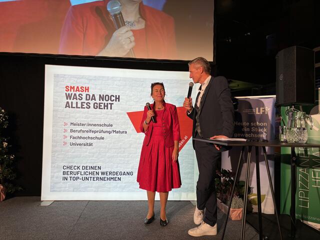 Obfrau Sonja Hutter-Binder hatte die Schlussworte zur Gala. | Foto: Almer