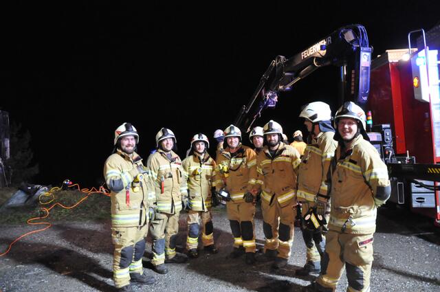 Die Freiwilligen Feuerwehren konnten mit dem Ablauf der Übung mehr als zufrieden sein.
