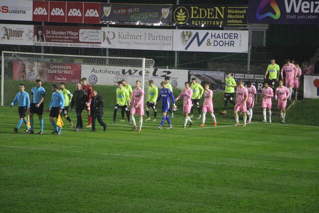 Das Spiel des SC BauerBikes Weiz gegen die LASK Amateure endete 4:0 für die Heimmannschaft. | Foto: MeinBezirk/Hofmüller