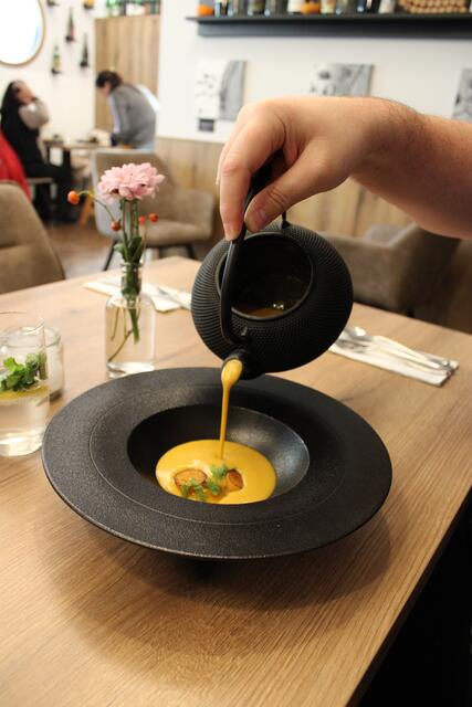 Kürbis-Papaya Schaumsüppchen  | Foto: Anna Carlotta Seymann