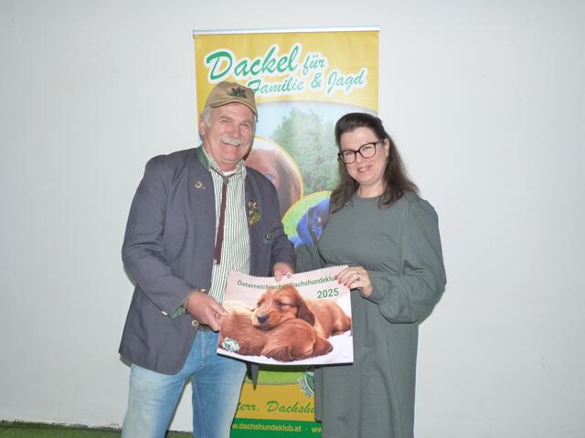 "Alles für den Dackel!", betonte Mf. Öfö. Ing. Karl Wittmann, Obmann der Sektion Pannonia, sowie Mag. Caroline Geerts.