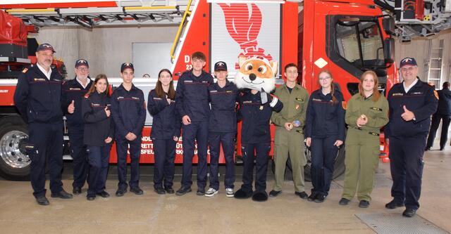 Acht Burschen und Mädchen aus dem Bezirk Jennersdorf haben die Prüfung für das Feuerwehrjugendleistungsabzeichen in Gold bestanden | Foto: Bezirksfeuerwehrkommando Jennersdorf