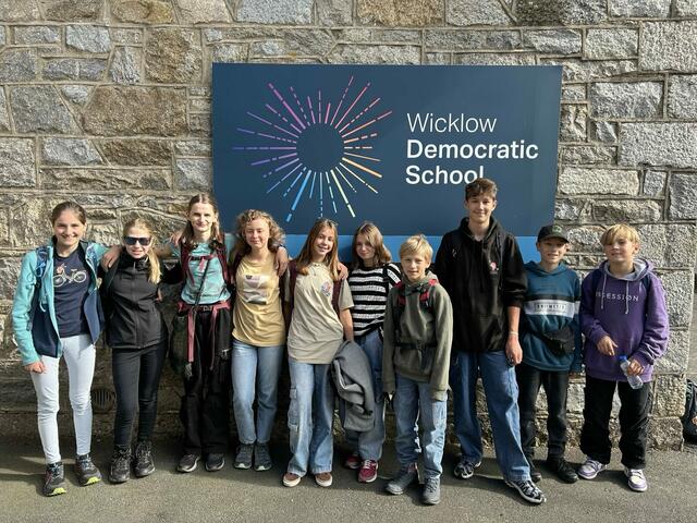 Die Sekundaria der Freien Schule Kremstal verbrachte eine Woche an der Ostküste Irlands. | Foto: Freie Schule Kremstal