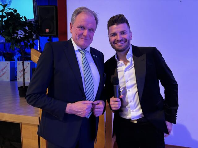 Der Södinger Thomas Seidl und "sein" Bürgermeister, LAbg. Erwin Dirnberger | Foto: Almer