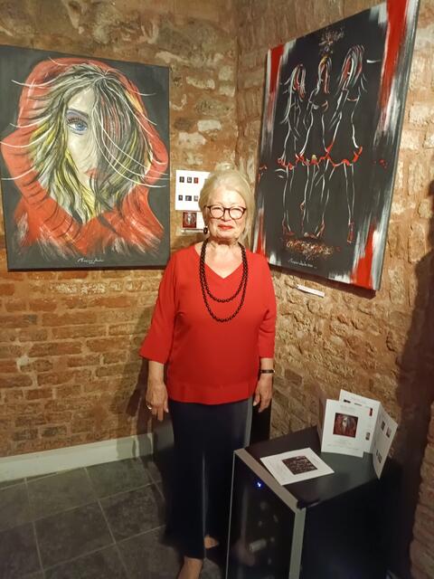 Regina Merta und ihre Mitbringsel. | Foto: Oskar Benisch