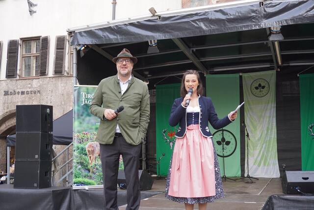 Bezirksjägermeister Franz Xaver Gruber ist stolz auf dieses erfolgreiche Fest. | Foto: Alicia Martin Gomez