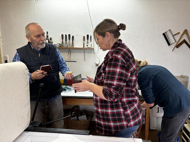Ludwig Ortner und Isabella Miniberger - Galerie Scheinhaus Gaspoltshofen | Foto: MeinBezirk