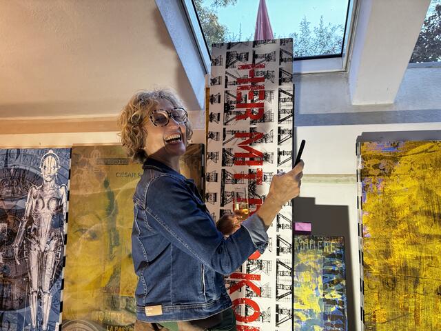 LaLo Jodlbauer zu Gast im Atelier Janda  | Foto: MeinBezirk