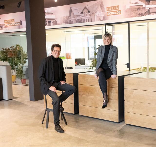 Führungsduo von Lieb Bau Weiz: Josef Gasser und Doris Enzensberger-Gasser. | Foto: Lieb Bau Weiz