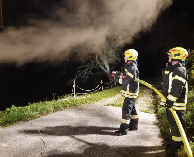 Feuerwehr Frankenfels reagiert blitzschnell  | Foto: Freiwillige Feuerwehr Frankenfels