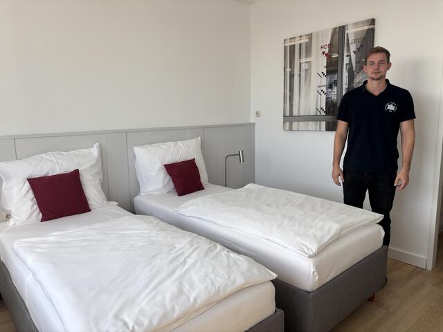 Neues Zimmer im Stadthotel Hollabrunn. | Foto: Alexandra Goll