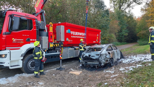 Der Brand konnte rasch unter Kontrolle gebracht werden. | Foto: FF St. Martin/I