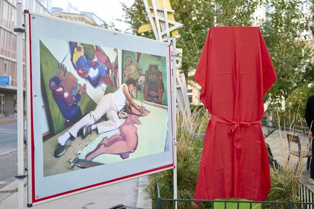 Mit ihren Werken, die als unter die Haut gehende, ungeschönte "Körpergefühlsbilder" beschrieben werden, gilt Maria Lassnig als Pionierin der Body-Awareness-Malerei und wichtige Protagonistin einer künstlerischen Emanzipation der Frau.  | Foto: Stadt Wien/Markus Wache