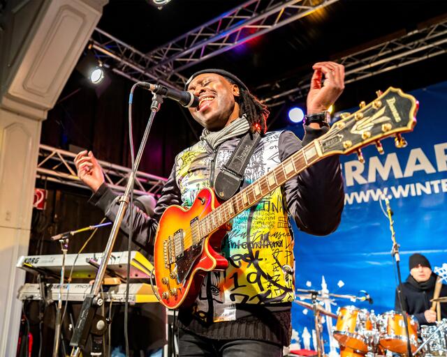 Sam Brisbe war schon 2021 im Wintermarkt im Prater. | Foto: Julius Silver