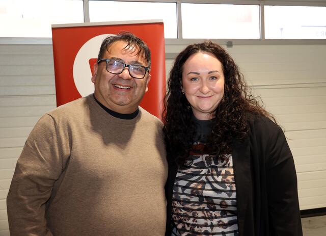 Semir Nafile von der Pizzeria Rialto mit Sylvia Glatzer | Foto: Kara Car Wash