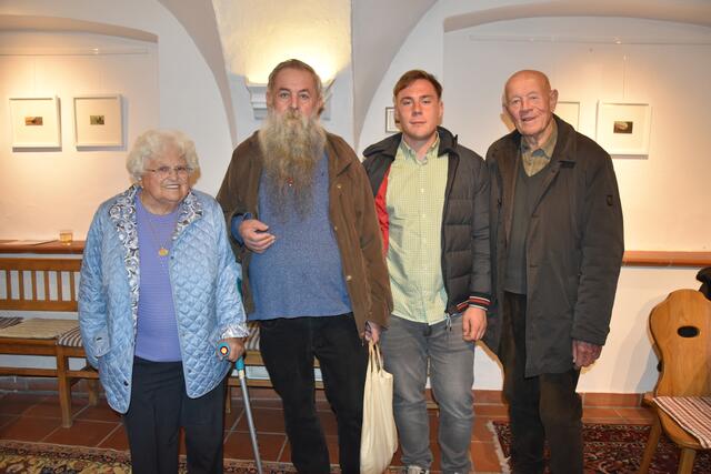 Leopold Strobl mit Eltern und Sohn Markus