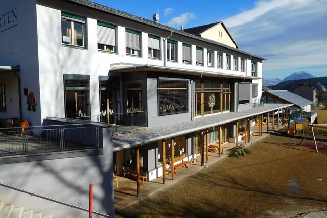 Der Kindergartenspielplatz vom Kindergarten Hermagor | Foto: GB-Tragwerksplanung ©