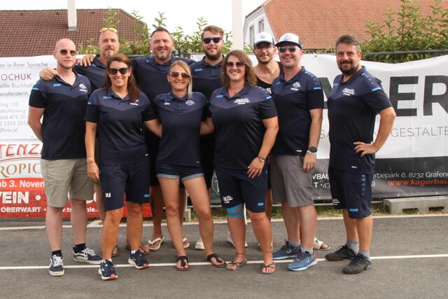 Ein Teil des erfolgreichen Trainerteams 