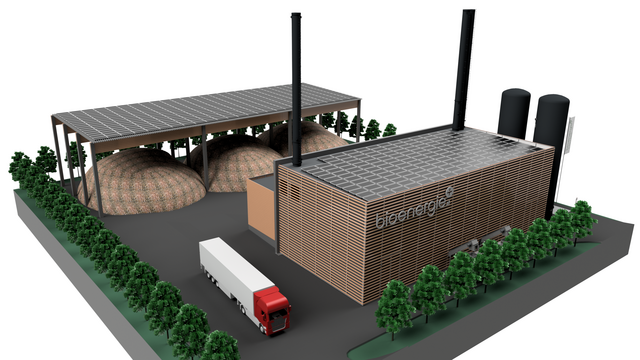 So sieht das Biomasse-Heizwerk Premstätten nach Fertigstellung aus. | Foto: Bioenergie Gruppe