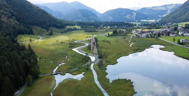 In den vergangenen Monaten hat sich beim Hochwasserschutzprojekt Haselbach/Grieselbach wieder viel bewegt. | Foto: klubarbeit.net/Jöbstl