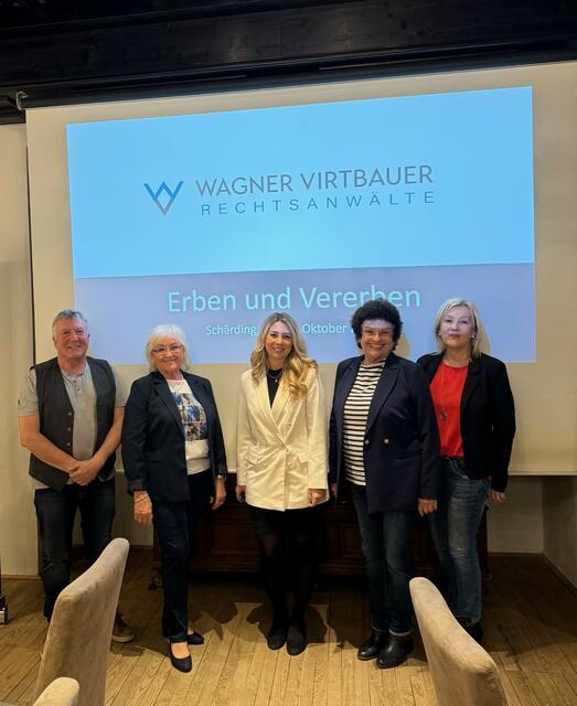 V. l.: Walter Grömer, Hildegard Hoffelner, Eva Maria Seeburger, Eleonora Prey, Theresia Moser. | Foto: KOBV