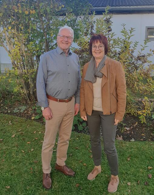 Peter Berger freute sich über den Besuch von Bgm. Eva Wolf anlässlich seines 80. Geburtstages. | Foto: Gemeinde Lechaschau