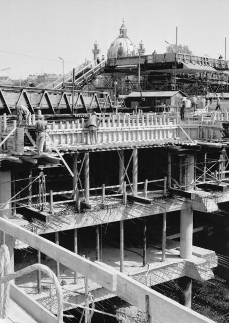 Baufortschritt Karlsplatz am 7. Juni 1971. | Foto: Wiener Linien