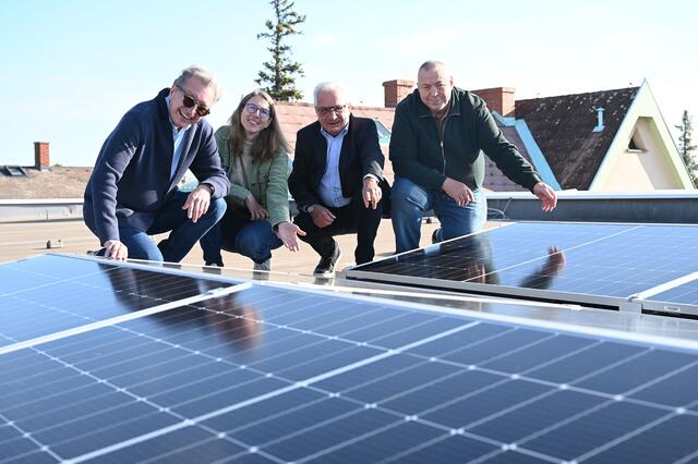 Neue PV-Anlage in Gumpoldskirchen. | Foto: Pohl