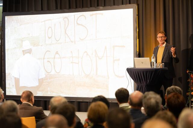 Vortrag von Florian Größwang | Foto: Chris Holzinger