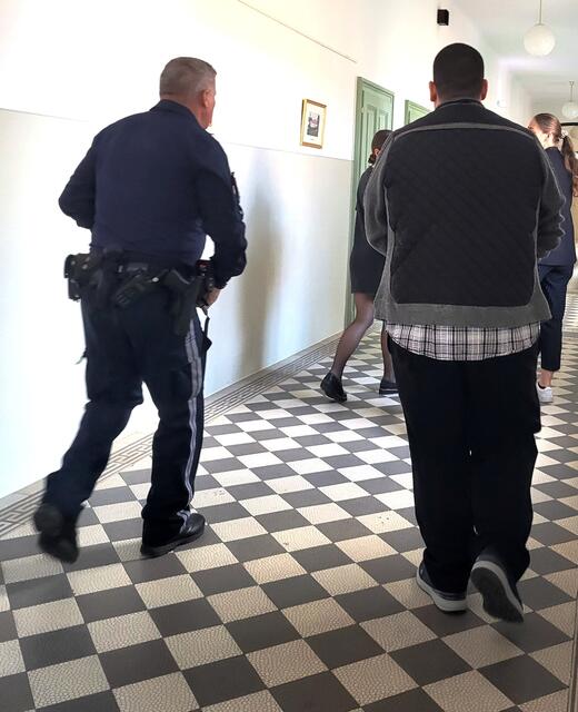 Der Angeklagte am Landesgericht | Foto: Probst