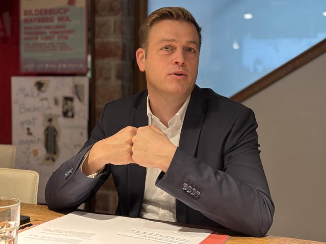 Grüne Landessprecher Stefan Kaineder. | Foto: Staudinger