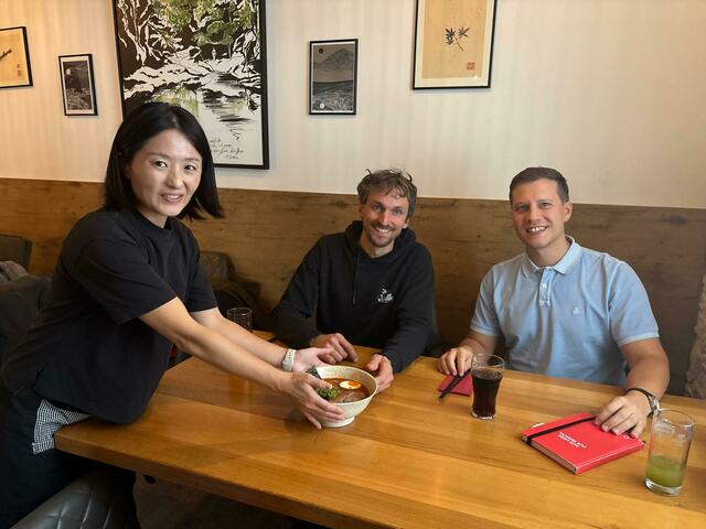 Unweit des Bloc House trafen sich GF Stefan Tscherner und Christoph Lamprecht (MeinBezirk) im Yamauchi zum Interview und Ramen essen. | Foto: MeinBezirk