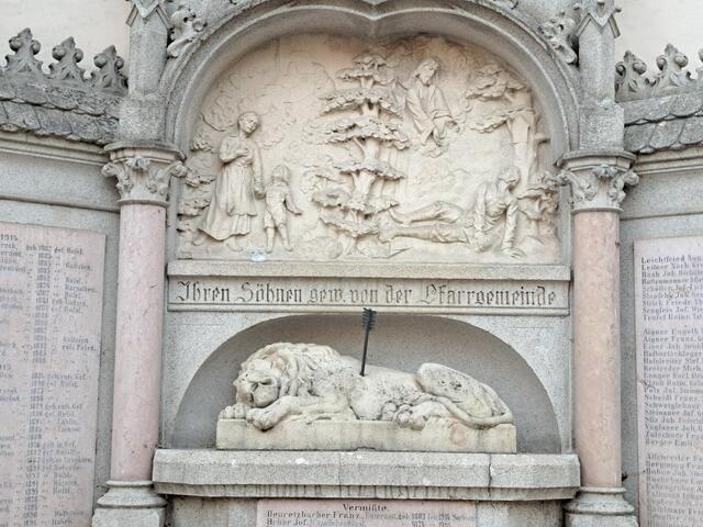 Das Kriegerdenkmal in Gresten. | Foto: Stefanie Machtinger