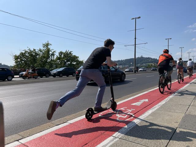 Insgesamt haben die Verkehrsunfälle in Linz seit 2017 zwar abgenommen, bei Rad- und Scooter-Benutzern ist sie jedoch deutlich gestiegen. | Foto: MeinBezirk