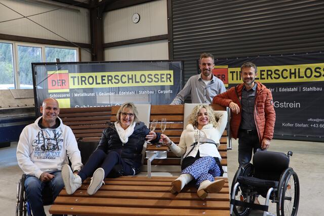 Wolfgang Timischl, Sandra Kaindl, Sandra Careccia, Stefan Kofler und Hubert Lentsch. | Foto: Seelos