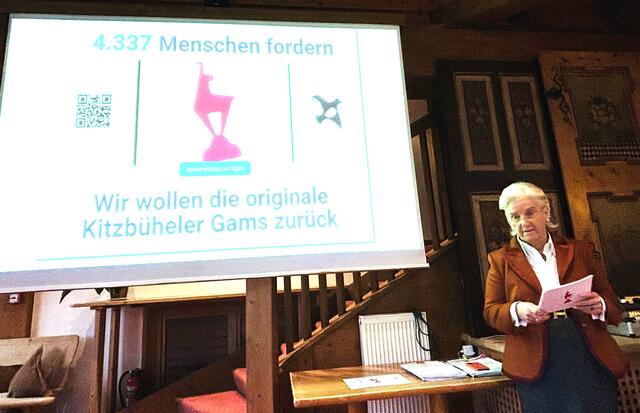 Signe Reisch präsentierte Ergebnis der Petition. | Foto: Kogler