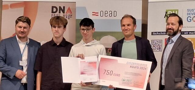 Die feierliche Preisverleihung fand am Donnerstag, 24. Oktober, an der Pädagogischen Hochschule in Wien statt. | Foto: HLW/HLK Freistadt