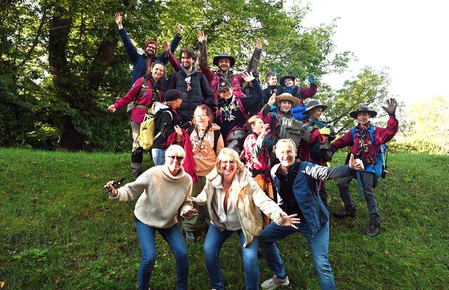 Der Pflegetag fand in Kooperation von Landschaftspflegeverein Thermenlinie, Stadtgemeinde Baden, Stadtgärten Baden und Biosphärenpark Wienerwald Management statt. | Foto: 2024psb/sap