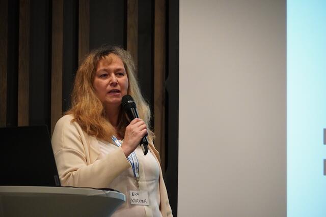 Eva Varvier hielt einen Vortrag. | Foto: Nicole Hettegger