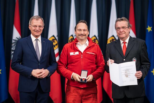 Thomas Stelzer, Wilhelm Märzendofer, Günter Mayr.
 | Foto: Land Oberösterreich, MM