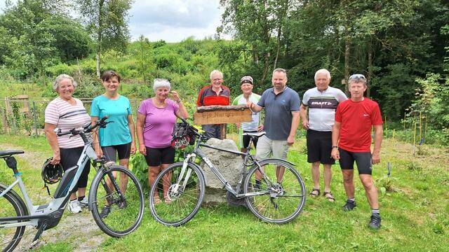 Ein Schnappschuss von einem Radausflug zum Naturpark Steindlbachweg Peuerbach mit dem Siedlerverein Kallham/Umgebung. | Foto: Siedlerverein Kallham