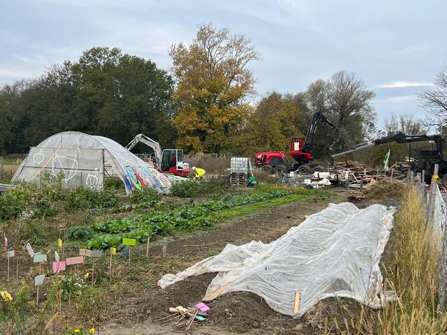Der "Protestacker" der Organisation "Vernunft statt Ortsumfahrung" | Foto: Monatsrevue