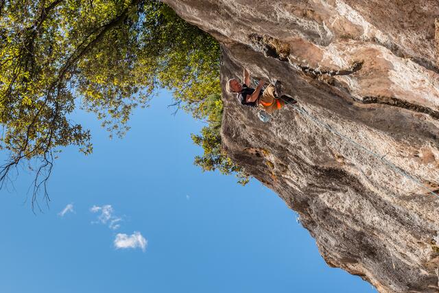 Christian Grübler liebt seit 30 jahren das Klettern am Fels | Foto: Luca Tribondeau/KK