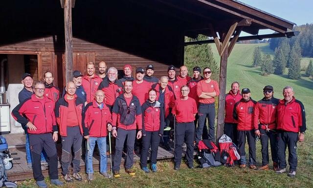 Bergretter aus Waidhofen und Amstetten bei der Panterkogelhütte | Foto: ÖBRD NÖ/W Ortsstelle Amstetten