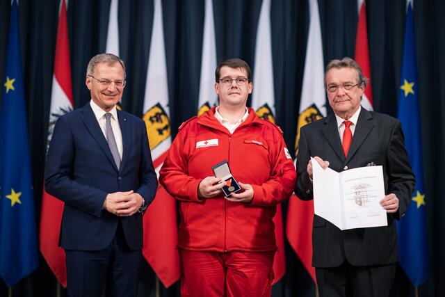 Thomas Stelzer, Thomas Renner, Günter Mayr.
 | Foto: Land Oberösterreich, MM