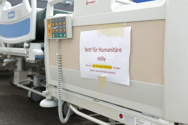 Die Nähe der ukrainischen Grenze mache es zur Pflicht, weiterhin humanitäre Hilfe zu leisten, wie Ludwig noch betont. | Foto: Maximilian Spitzauer/MeinBezirk