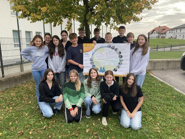 MS Neustadl 4a: Routensieg für die 4a der MS Neustadtl bei „Klimafit zum Radlhit“.  | Foto: MS Neustadtl