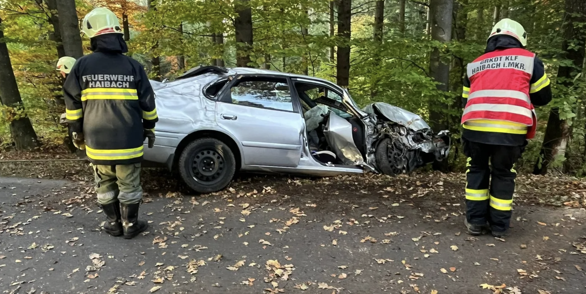 Auto prallte gegen Baum: Beifahrerin bei Unfall schwer verletzt ...