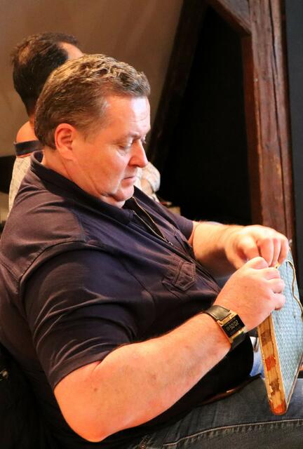 Anschauungsmaterial wanderte durch die Reihen