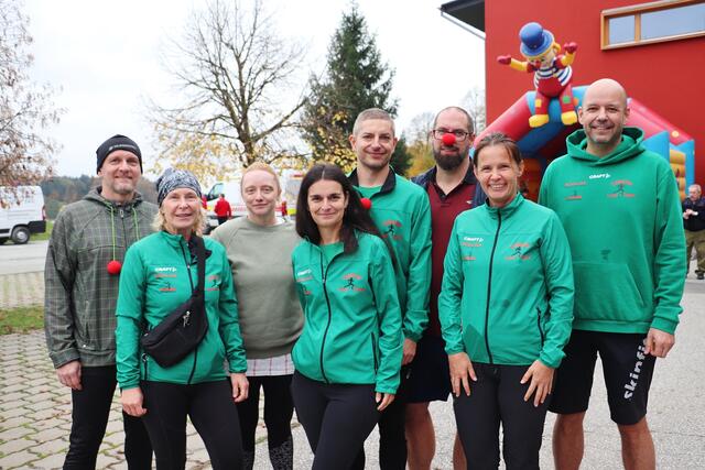 Das Liebocher Lauf-Team nutzte die Gelegenheit für einen Lauf in idyllischer Landschaft | Foto: Edith Ertl